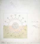 Cameron Charles Design for a Ceiling with the Authors Signature - Hermitage